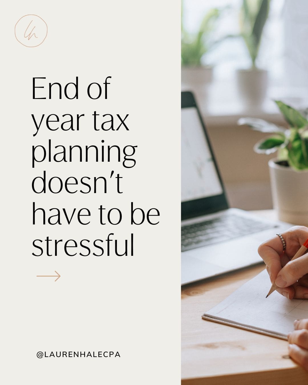 End of year tax planning doesn't have to be stressful