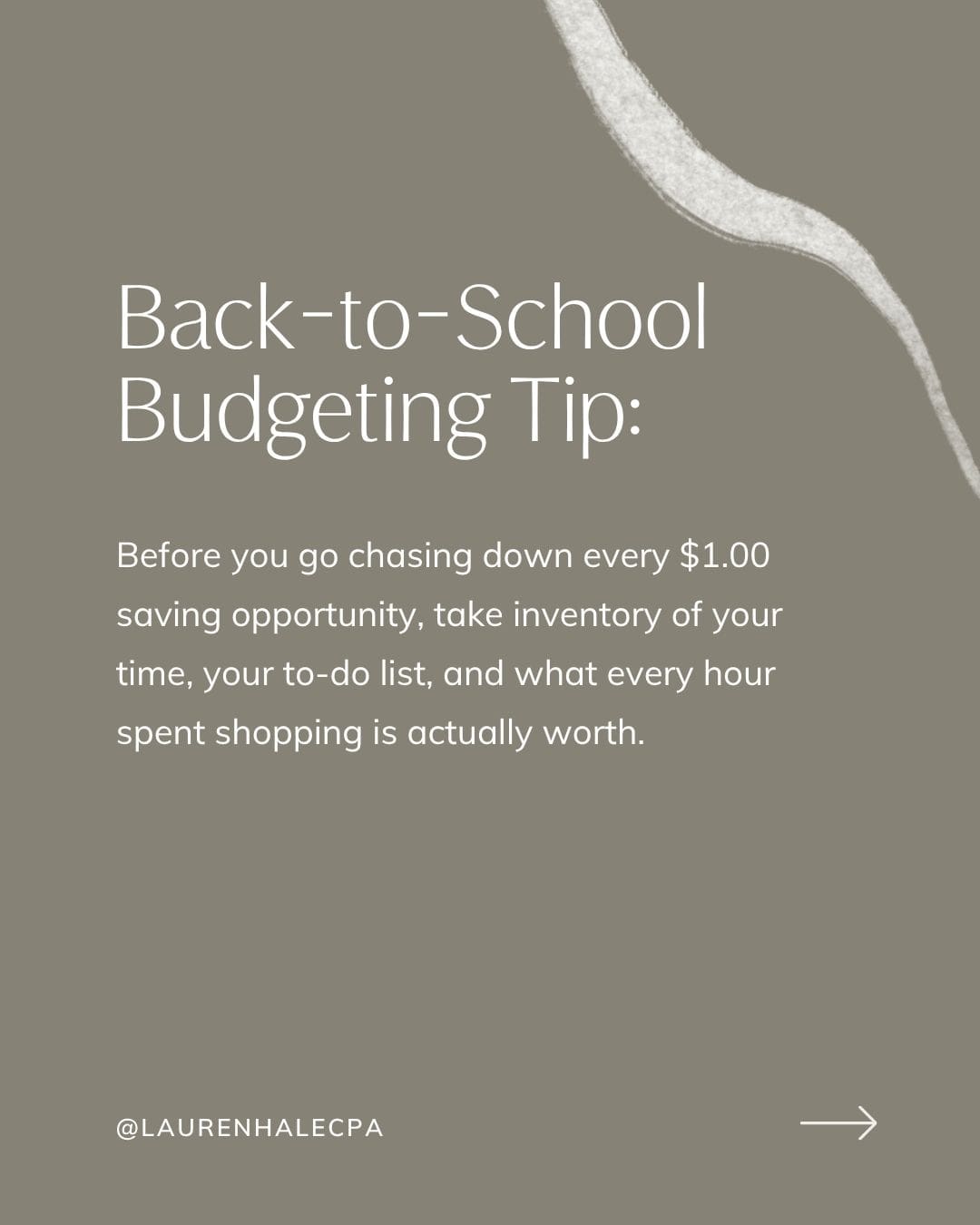 Before you go chasing down every $1.00 saving opportunity, take inventory of your time, your to-do list, and what every hour spent shopping is actually worth.